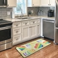 thumbnail image 2 of SKYSONIC LGBTQ Hearts Area Rug 39x20 in, Stain Resistant Carpet Throw Rug with Elastic Cotton Interlayer for Kitchen Bathroom Living Room Bedroom, 2 of 7