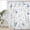 Blue Floral, variant on Floral Butterfly Shower Curtain Black Background Boho Wildflower Grass-Blade Bathroom Decor Nature Theme Vintage Polyester Water Resistant Bathroom Curtain with Hooks 60X72 Inch
