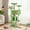 Green, variant on NiamVelo 54 " Cat Tree Cat Condo Cat Trees and Towers Multi-Level Activity Center Cat Playhouse with Sisal Scratching Posts & Perch for Kittens, Easy to Assemble, Light Gray