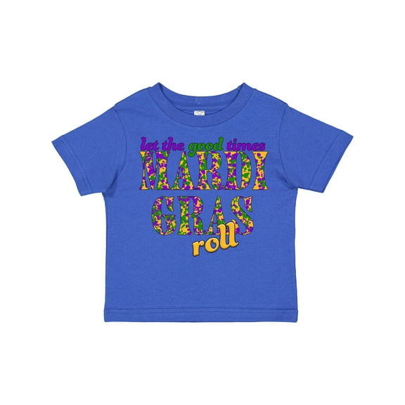 Inktastic Mardi Gras Let the Good Times Roll Boys or Girls Toddler T-Shirt