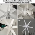 thumbnail image 3 of Tereitr 800W Wind Turbines Generator Kit, 12V/24V with 6 Reinforced Blades Wind Turbines Generator, for Home, Farm, RV, Boat, 3 of 8