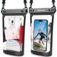 thumbnail image 1 of Funda impermeable para teléfono Rethuen Floating, paquete de 2, negra, 1 of 6