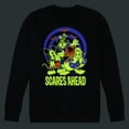 thumbnail image 2 of Disney - Scares Ahead Glow - Men's Crew Fleece Sweatshirt, 2 of 5