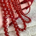 thumbnail image 2 of K-KED 6/8/10/12mm Red Carnelian Stone Beads Necklace Jasper Crystal 18"-12 mm, 2 of 6
