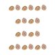 thumbnail image 1 of Qarigey Pendientes de tuerca, joyería elegante, regalos, accesorio de moda, pendientes pequeños y brillantes con estilo, adorno de vestir tipo 25 10piezas, 1 of 6