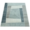 thumbnail image 5 of Paco Home Indoor and Outdoor Rug with Carved Geometric Pattern in Blue - 2'8" x 4'11" (3'x5'), 5 of 5