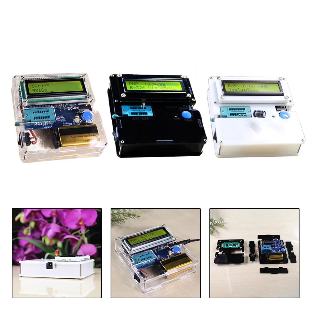 Transistor High Precision Capacitance LCR ESR Meter DIY Kit with Full Color Graphic Display and Clear Readings ,Accurate and Speed
