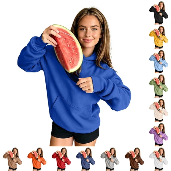 Bigetiay Snack Pouch Hoodie for Movie, Pet Pouch Sweatshirt Women, Kangaroo Pouch with Large Pocket Fall Winter Clothes, Size XXL