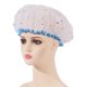 thumbnail image 2 of 1 paquete Bonnet De Douche Bord Bleu Toile, Aux Moisissures Lavable Cheveux Casquette Pour Femme, 2 of 5