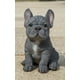 thumbnail image 1 of Figura Hi-Line Gift con forma de cachorro de bulldog francés, color azul, gris, 1 of 8
