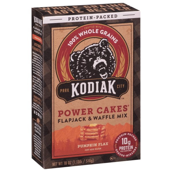 Kodiak ProteinPacked Power Cakes Pumpkin Flax Flapjack and Waffle Mix