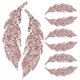 thumbnail image 4 of Pink Decorative Hat Patches with Rhinestones for DIY Clothes Accessories and Decoration 4 Pairs, 4 of 4