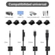 thumbnail image 4 of 50 Piezas Clips Organizadores de Cables Autoadhesivos, Soportes Cable Adhesivos, Gestión (Negro) Negro, 4 of 7