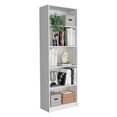 thumbnail image 6 of Clawson 4 Piece Living Room Set with 4 Bookcases, White, 6 of 7