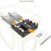 ICY DOCK Tool-Less 4X 2.5 SSD/HDD/Ultra-Slim ODD Mounting Bracket for 5.25" Bay (MB344SPO)