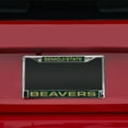 thumbnail image 2 of Bemidji State Beavers Chrome Metal Laser Cut License Plate Frame, 2 of 8
