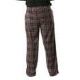 thumbnail image 3 of #followme Microfleece Mens Buffalo Plaid Pajama Pants with Pockets (Red, Grey & Black Plaid, Medium), 3 of 3