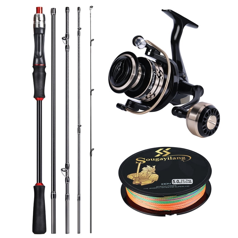 fin-nor offshore spin fishing reel Spinning Reels 4500 backed up by a Colaxi Ice Fishing Reel two bladed Size:Sm/Md 1.25