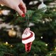 thumbnail image 5 of Decoraciones de Navidad Al Aire Libre 6Pcs Ornamentos de Árbol de Navidad Pintados a Mano, Colgantes de Helado de Caña de Caramelo para Suministros de Fiesta Al Aire Libre de Interior, 5 of 5