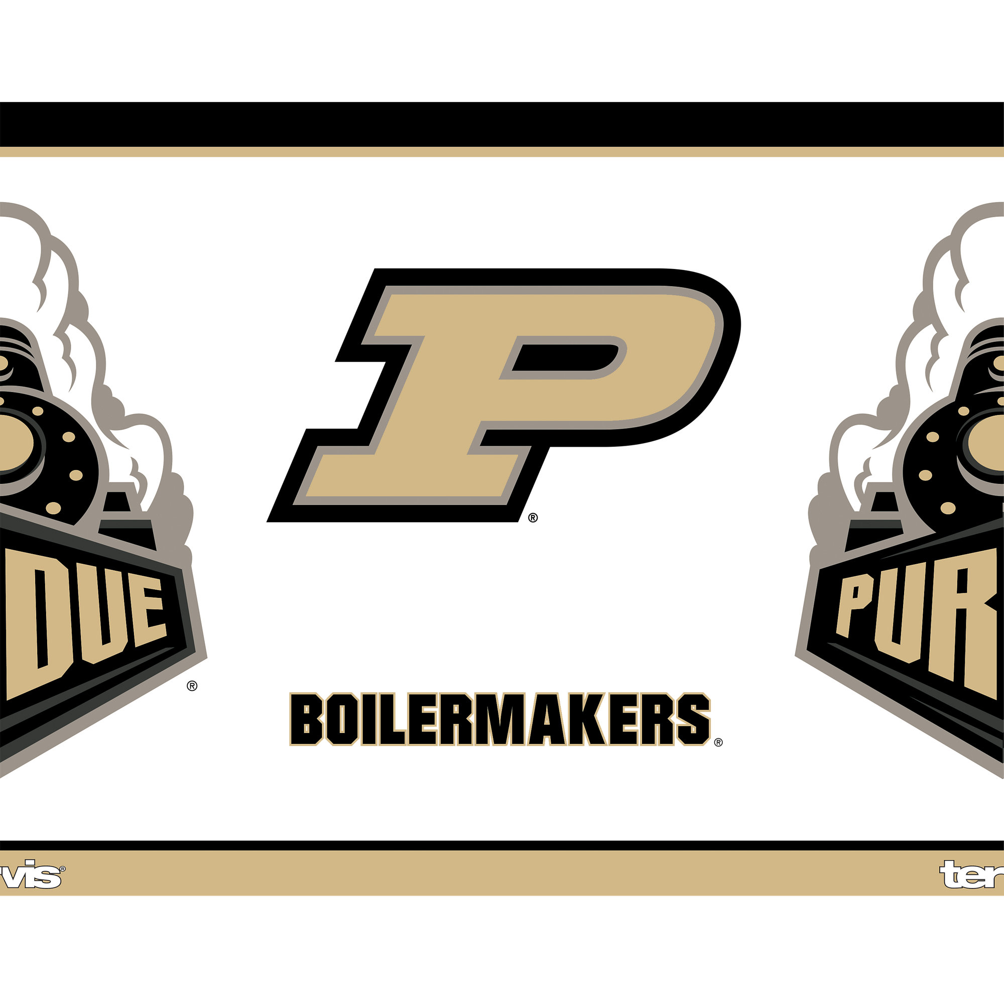 NCAA Purdue Boilermakers Tradition 24 oz Stainless Steel Water Bottle with lid