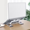 thumbnail image 2 of facefd Laptop Notebook Stand Holder Portable Ergonomic Adjustable Ultrabook Stand Silver, 2 of 6