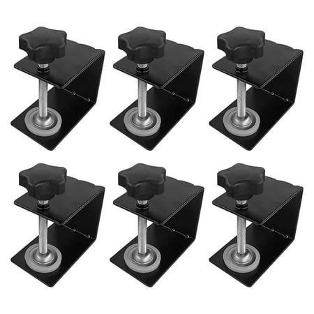 

Universal C Clamp Cabinet Installation 6Pcs Furniture Steel Drawer Front Installation Drill Hole Guide