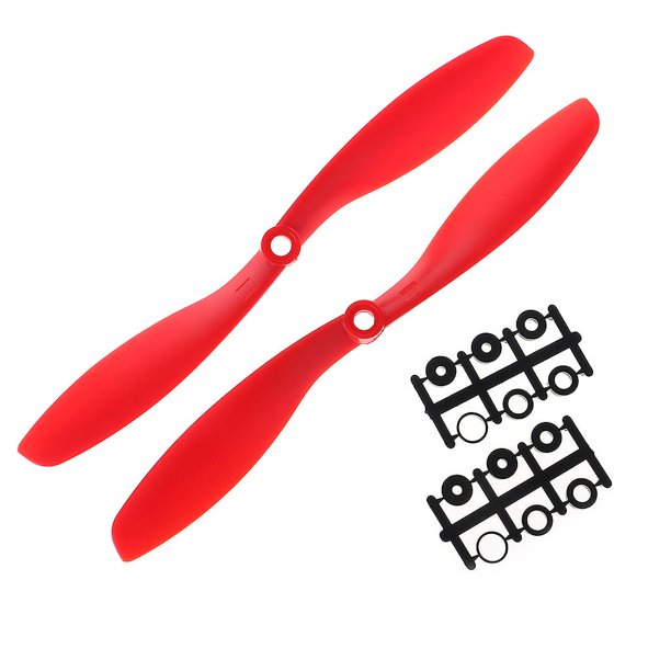 Hélices de plástico 8045 Prop Cw Ccw para cuadricóptero Rc avión Multirotor 2 uds