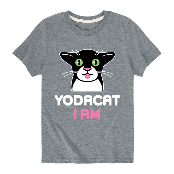 Instant Message - Yodacat I Am - Youth Short Sleeve Tee