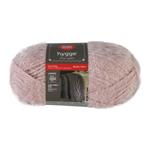 Red Heart Hygge Yarn - Powder