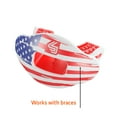 thumbnail image 5 of Shock Doctor Sport | Max Air Flow Lip Guard | One Size Fits Most | Flag, 5 of 14