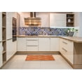 thumbnail image 6 of Ahgly Company Machine Washable Indoor Rectangle Abstract Orange Red Area Rugs, 4' x 6', 6 of 7