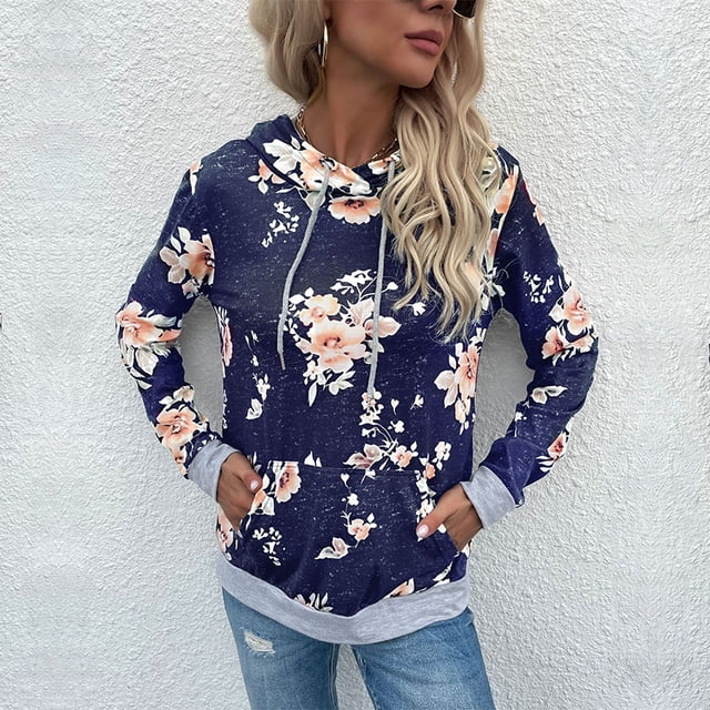 Sudadera Casual de manga larga con capucha Unbranded Women Clothing