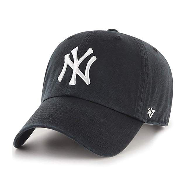 Gorra de béisbol 47 Brand MLB New York Yankees negra y blanca