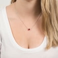 thumbnail image 2 of Pavilion Gift Company H2Z 16222 July Ruby Birthstone Necklace with 18" Chain, 2 of 6