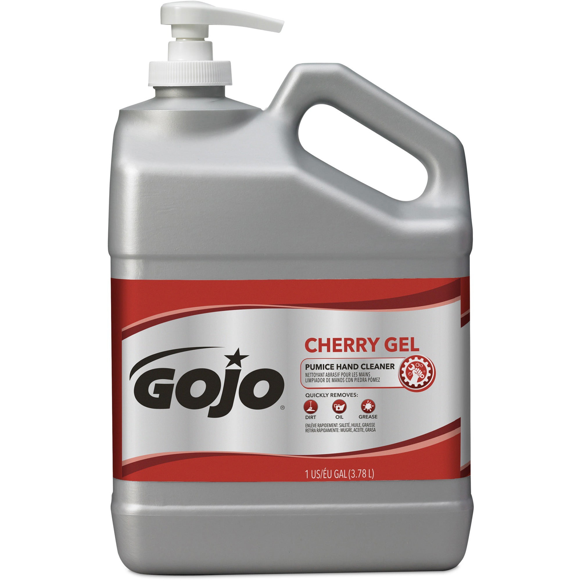 Gojo®, GOJ235802, Cherry Gel Pumice Hand Cleaner, 1 Each, Red - Walmart.com