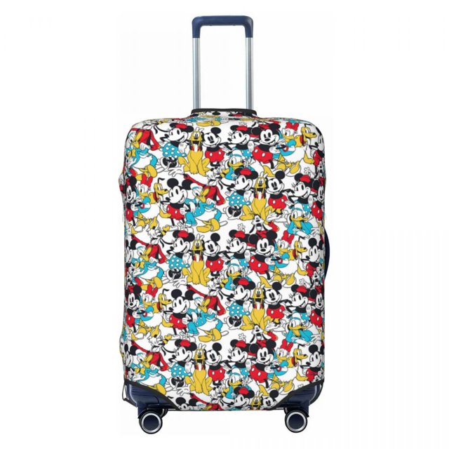 Housse de Valise Personnalisée Mickey Mouse Protecteur de Voyage Amusant pour Valises de 18-32 Pouces