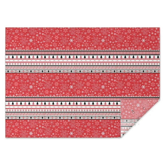 Red Christmas Striped Pattern Rectangle Tablecloth 60"x84",Waterproof Polyester Rectangle Table Cloth, Wipeable Spillproof Polyester Tablecloth for Dining, Camping, Indoor and Outdoor