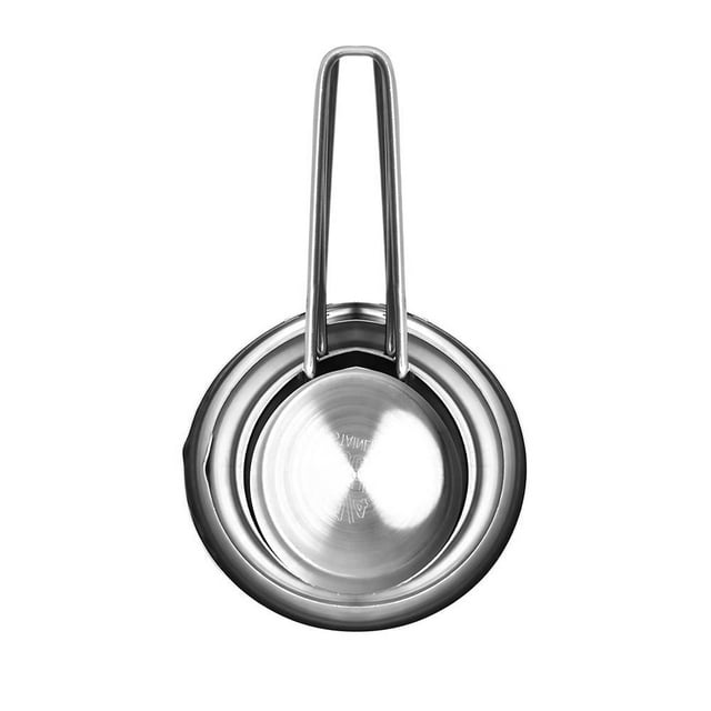 Set de Tazas Medidoras Mainstays Acero Inoxidable 4 Piezas