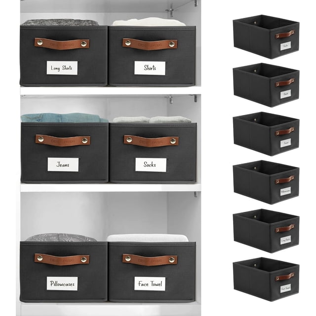 Storage Basket xx Baskets Storage Organization Bins with Labels (Kallax/ )