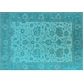 thumbnail image 1 of Ahgly Company Indoor Rectangle Oriental Light Blue Traditional Area Rugs, 4' x 6', 1 of 4