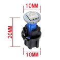 thumbnail image 3 of Lámpara de tablero de instrumentos 12V T5 LED 5050 SMD Panel de instrumentos Lámpara Azul Carevas Lámpara del instrumento del automóvil, 3 of 7