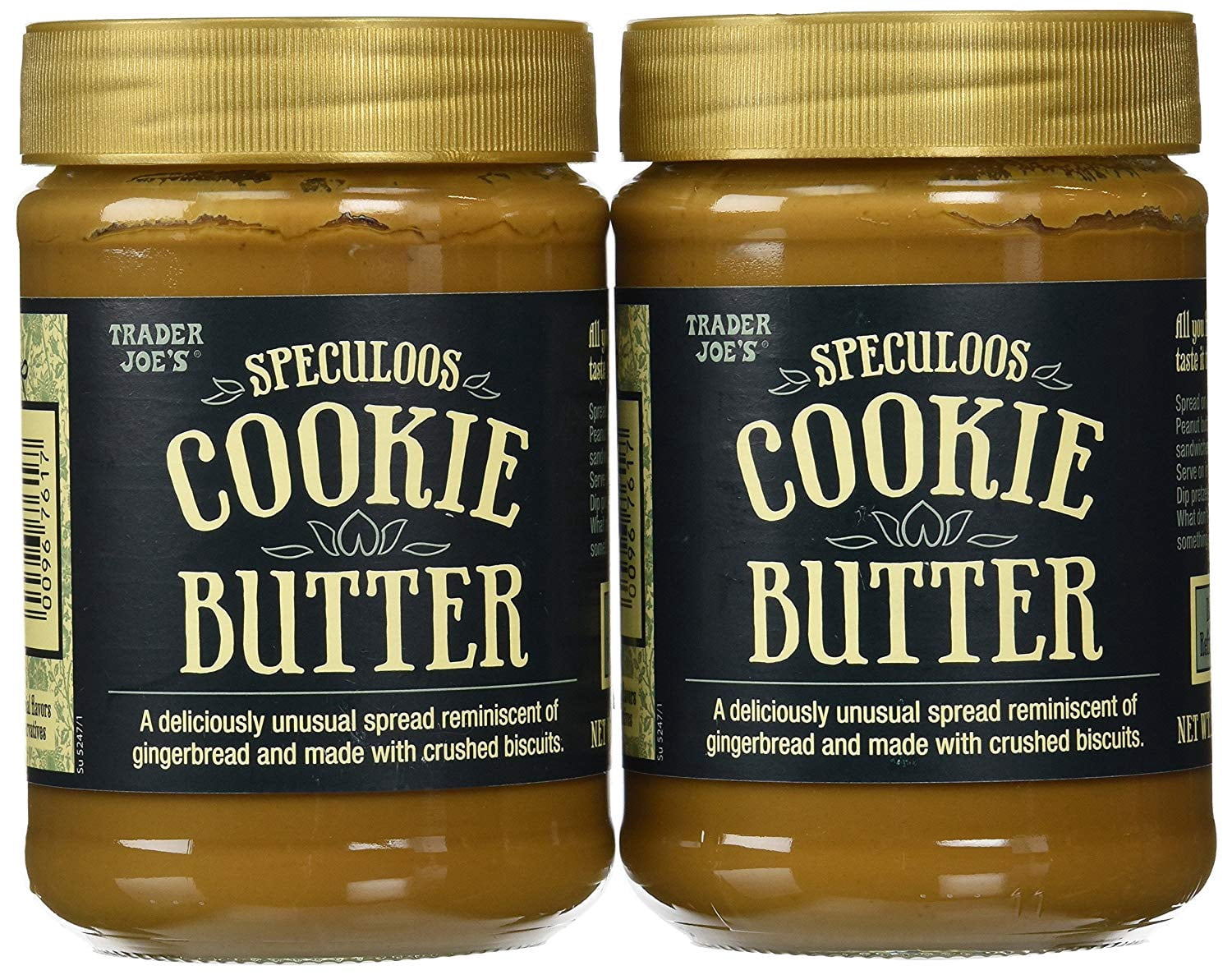 Trader Joe's Speculoos Cookie Butter 14.1 Oz (Pack of 2)