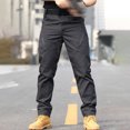 thumbnail image 2 of Men's Tactical Outdoor Pants Multi-Pocket Ripstop Stretch Work Cargo Pants, 2 of 8