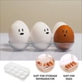 thumbnail image 2 of 2 bandejas para huevos de refrigerador, 8 rejillas, contenedor de almacenamiento para huevos, plato para huevos, 2 of 7