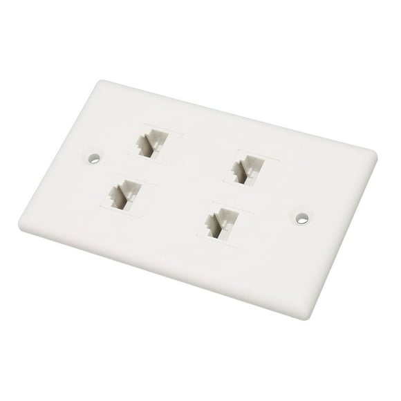 Wall Plate, Ethernet Wall Plate ABS Material for Office