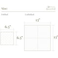 thumbnail image 3 of DISPOSABLE QUILTED LUNCHEON NAPKINS | European Made | for Upscale Wedding and Dining | 16 pc | Ivory, 3 of 5