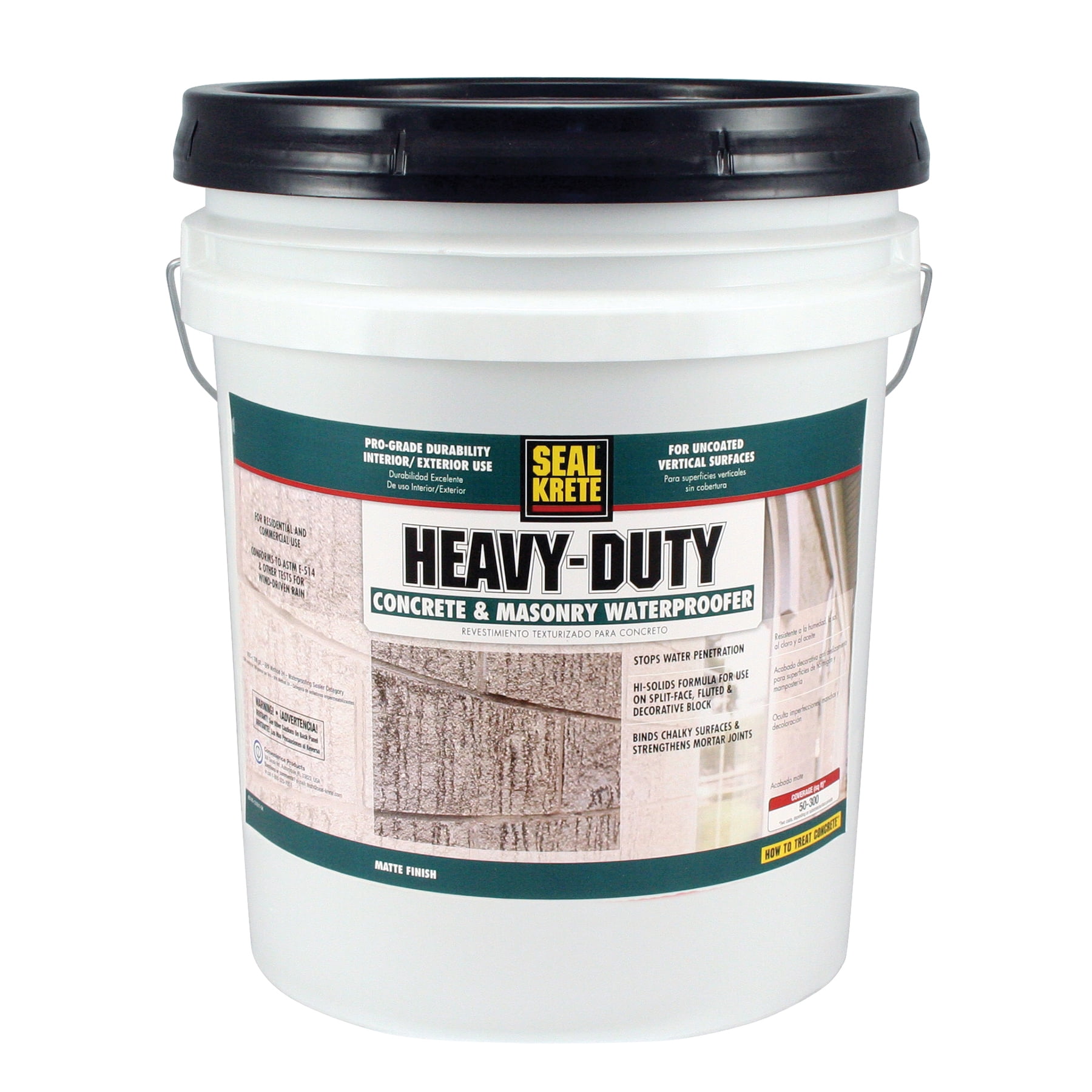 Clear, SealKrete HeavyDuty Concrete and Masonry Waterproofer and