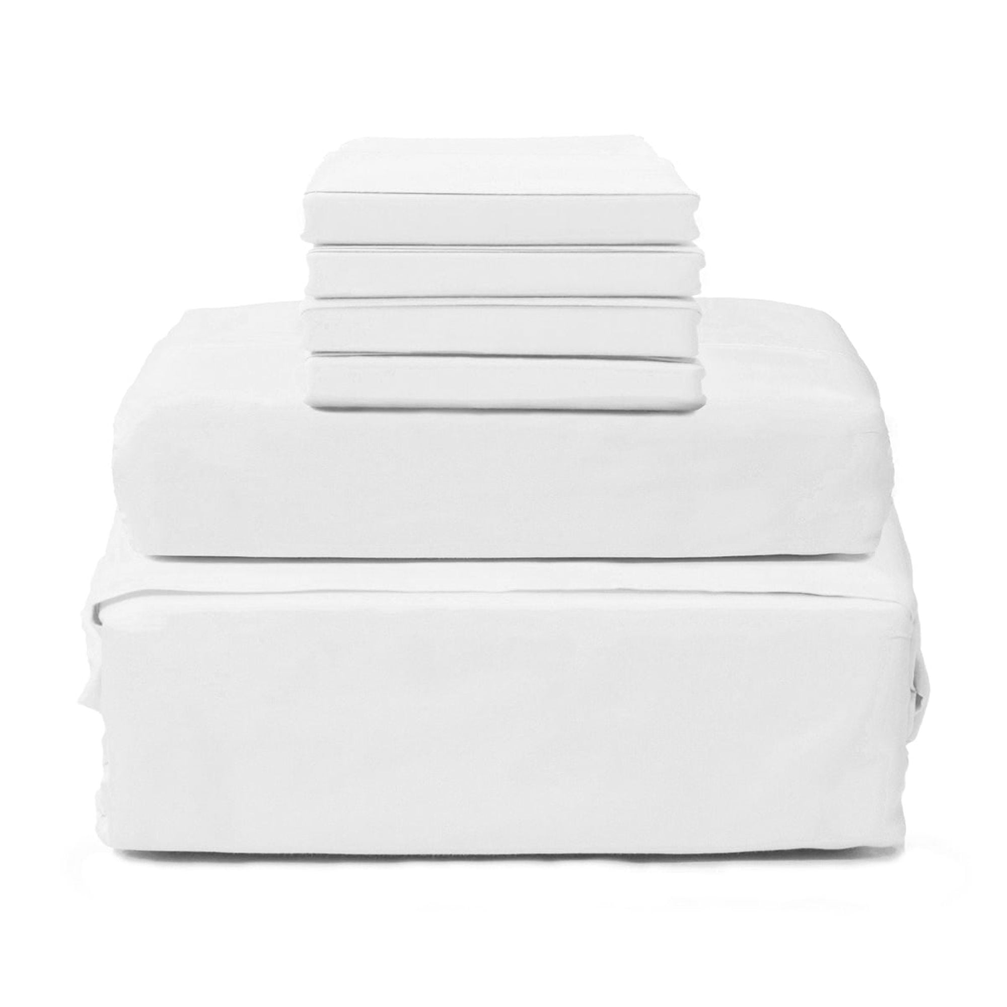 Lintex Linens Hotel Collection 1800 6-Piece Bed Sheet Set Grey Queen