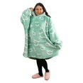 thumbnail image 1 of Sudadera Cobija Polar con Capucha Adulto Unitalla Verde, 1 of 7