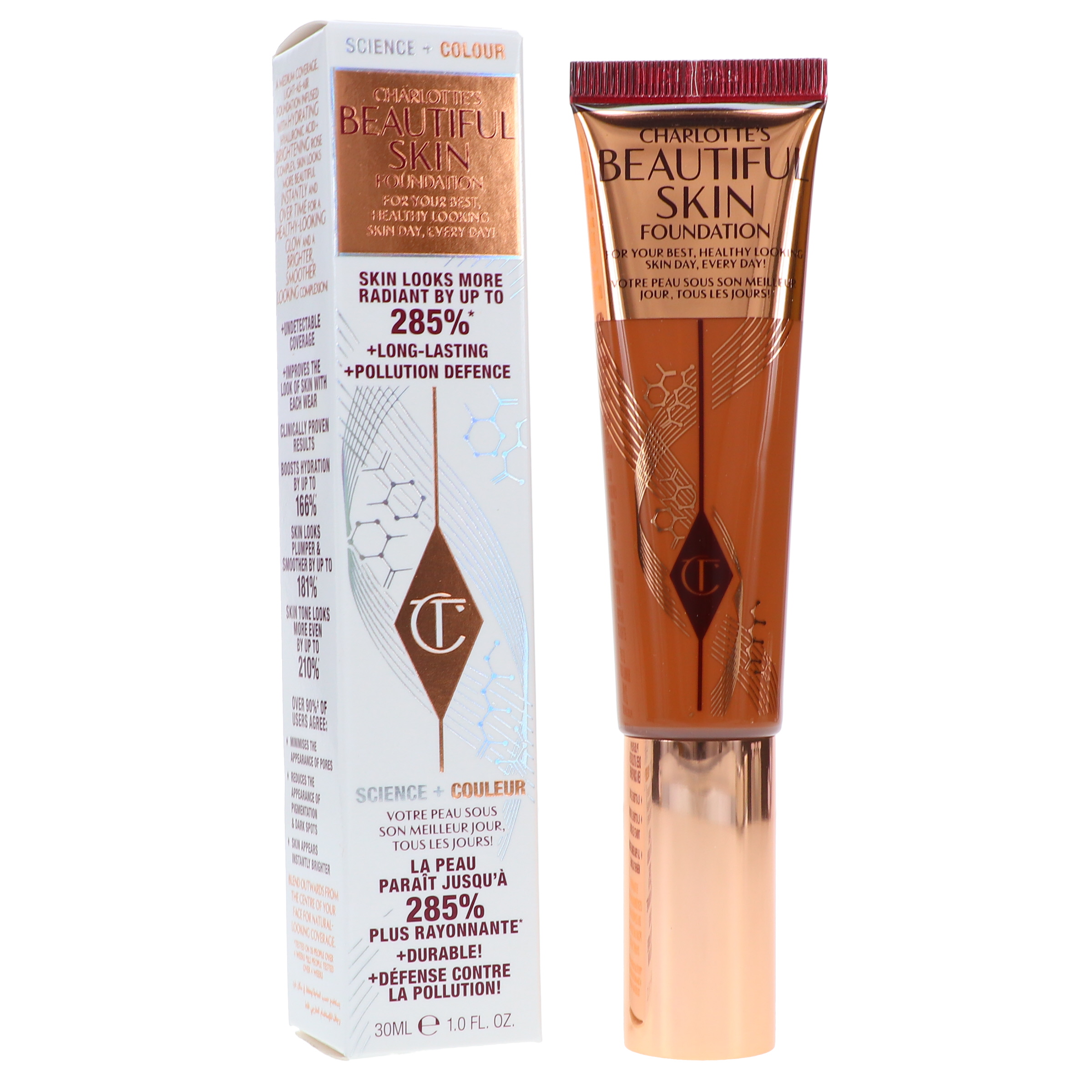 Charlotte Tilbury Beautiful Skin Foundation 14 Neutral 1 oz